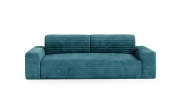 Schlafsofa mit Stauraum Coco Türkis/Petrol