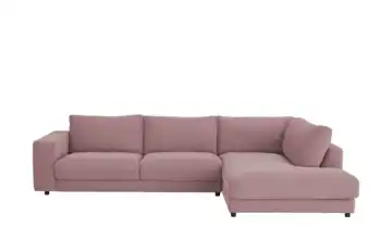 Jette Home Ecksofa Cord Sila Altrosa Feincord rechts