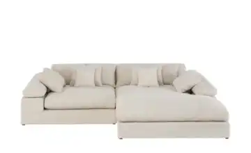 smart Ecksofa Lianea rechts Creme Boucléstoff