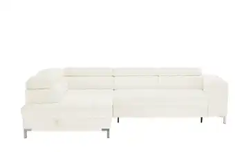 Ecksofa mit verstellbaren Kopfstützen Arte Beige Boucléstoff links