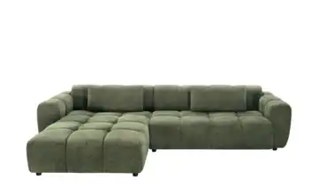 Ecksofa Freya links Grün