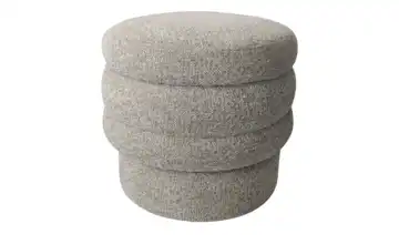 Hocker mit Stauraum Leni Hellgrau