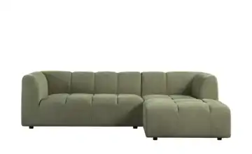 Ecksofa in moderner Bubble Optik Vilda Grün