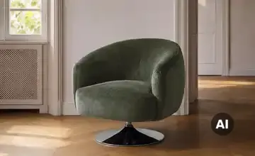Drehsessel Cilia Olivgrün