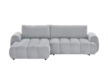 Primo Ecksofa mit Schlaffunktion Passo links Hellgrau