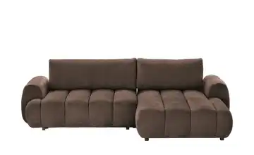 Primo Ecksofa mit Schlaffunktion Passo rechts Braun
