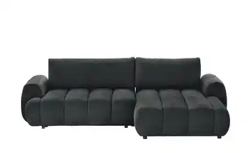 Primo Ecksofa mit Schlaffunktion Passo rechts Schwarz