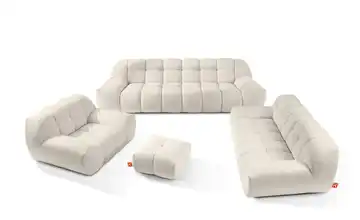 KONSIMO Polstermöbel 4er-Set in Bubble Optik Vena