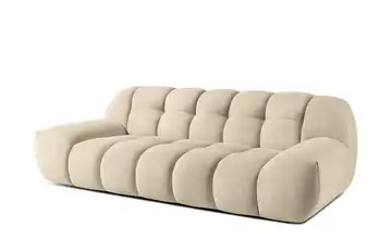 KONSIMO Polstermöbel 3er-Set Hellbeige