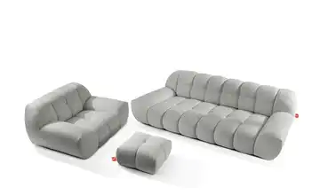 KONSIMO Polstermöbel 3er-Set in Bubble Optik Vena