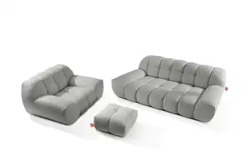 KONSIMO Polstermöbel 3er-Set in Bubble Optik Vena