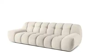 KONSIMO Polstermöbel 3er-Set Weiß