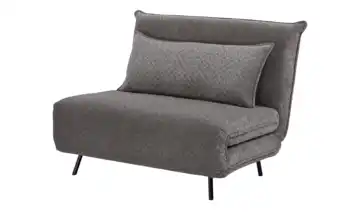 Schlafsessel Avilena Webstoff Grau