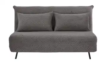 Schlafsofa 147 cm Webstoff Grau