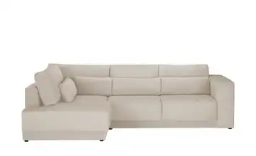 Twist Ecksofa Tirana Feincord links Creme