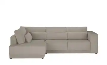 Twist Ecksofa Tirana Feincord links Schlamm
