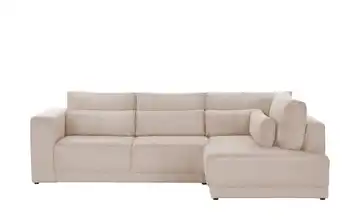 Twist Ecksofa Tirana Cordstoff rechts Beige