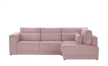 Twist Ecksofa Tirana Cordstoff rechts Altrosa