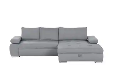 smart Ecksofa Ibby Cordstoff rechts Grau