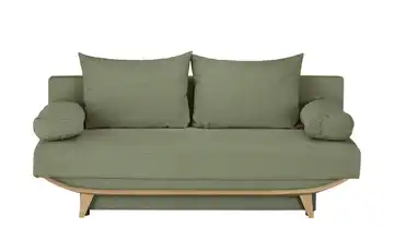 smart Schlafsofa Odesso Cordstoff Dunkelgrün