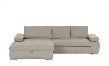 smart Ecksofa Ibby Boucléstoff links Grau