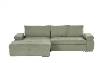 smart Ecksofa Ibby Mikrofaser links Grün