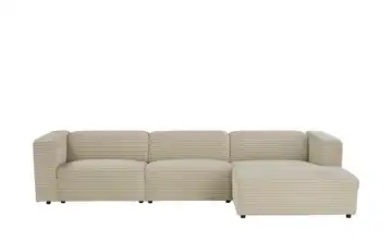 Ecksofa im modernen Breitcord Prado
