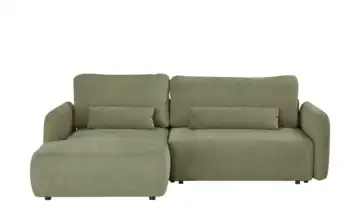 Primo Ecksofa Mit Schlaffuktion Mossa Grün links
