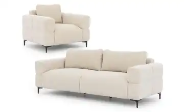 S-STYLE Polstergarnitur 3+1 Cardea Hellbeige