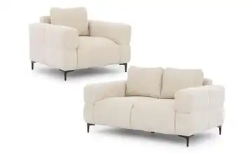 S-STYLE Polstergarnitur 2+1 Cardea Hellbeige