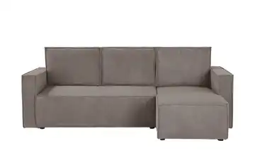 Primo Ecksofa mit Schlaffunktion Cleo Taupe
