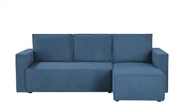 Primo Ecksofa mit Schlaffunktion Cleo Dunkelblau