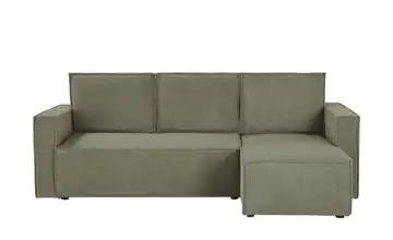 Primo Ecksofa mit Schlaffunktion Cleo Olivgrün
