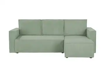 Primo Ecksofa mit Schlaffunktion Cleo Hellgrün