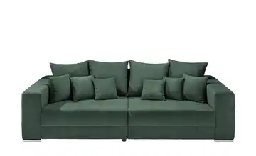 Primo Bigsofa aus Cordstoff Ricardo Flaschengrün