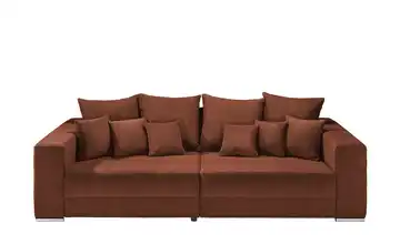 Primo Bigsofa aus Cordstoff Ricardo Rotbraun