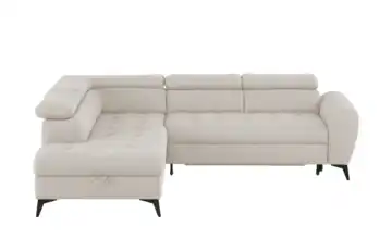 Twist Ecksofa mit Schlaffunktion Deen links Erweiterte Funktion Beige