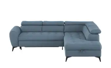 Twist Ecksofa mit Schlaffunktion Deen rechts Erweiterte Funktion Blau