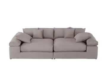 smart Big Sofa Lianea Schlamm Feincord