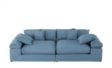 smart Big Sofa Lianea Blau Feincord