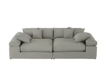 smart Big Sofa Lianea Hellgrau Feincord