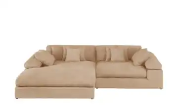 smart Ecksofa Lianea links Braun Boucléstoff