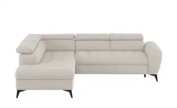 Twist Ecksofa mit Schlaffunktion Deen links Grundfunktion Beige