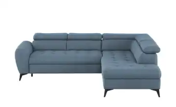 Twist Ecksofa mit Schlaffunktion Deen rechts Grundfunktion Blau