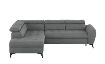 Twist Ecksofa mit Schlaffunktion Deen links Grundfunktion Anthrazit