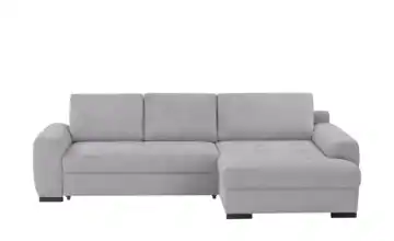 Ecksofa Soumia Hellgrau Cordstoff rechts