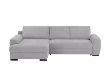Ecksofa Soumia Hellgrau Cordstoff links