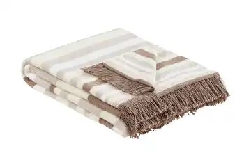 LAVIDA Jacquard-Decke "Streifen" Jaquards