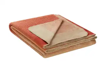 IBENA Jacquard-Decke  Toronto Braun, Orange