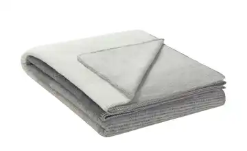 IBENA Jacquard-Decke  Toronto Grau